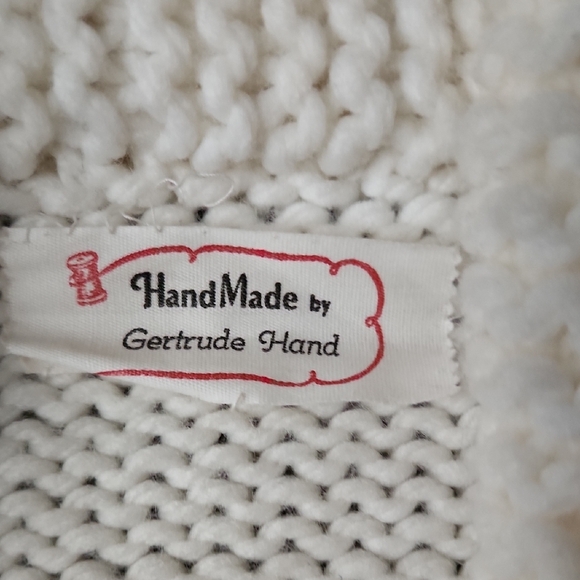 Vintage Wool Cowichan Horse Sweater Handmade - Picture 6 of 11